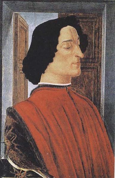  Portrait of Giuliano de'Medici